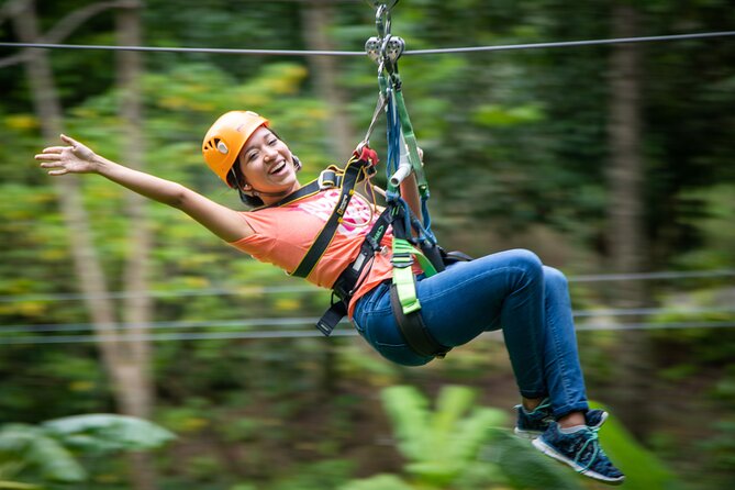 Adrena-Line Zipline, St. Lucia - Reaching the Forest Above Castries