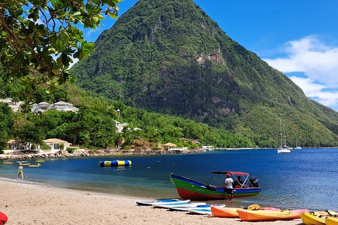 All Inclusive Tour Sulfur Mud Bath, waterfall,Beach & lunch break - What This St. Lucia Tour Actually Offers