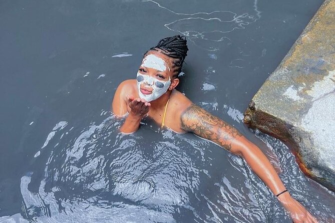 All Inclusive Tour Sulfur Mud Bath, waterfall,Beach & lunch break - Soufriere, Mud Bath and Volcanic Water
