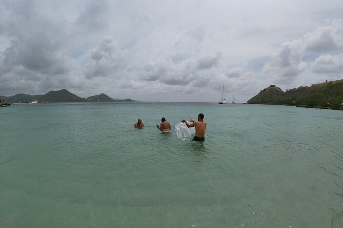 Beach Shuttle To Pigeon Island - The drivers and the return pickup
