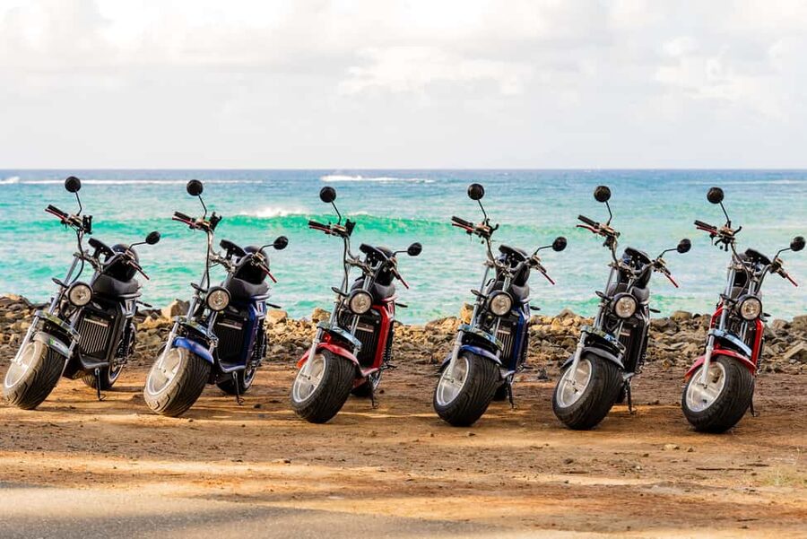 Beaches and Backroads Electric Big-Wheel Scooter Tour - Rodney Bay Sets the Route