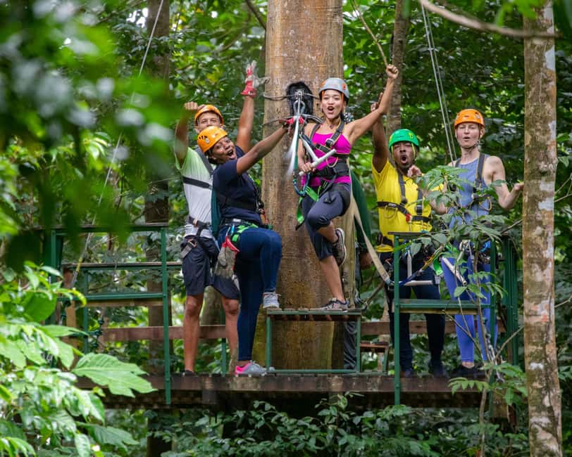 Castries, St. Lucia - Adrenaline Zipline - Eight ziplines through the treetops
