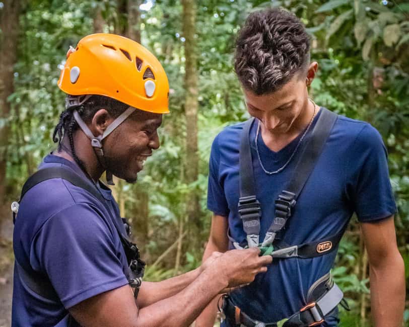 Castries, St. Lucia - Adrenaline Zipline - Base camp, trails, and the gift shop