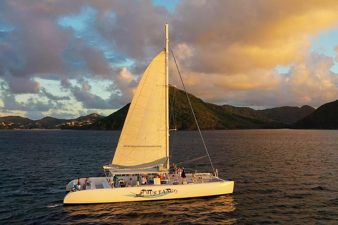 Champagne Sunset Sail in St. Lucia - Steel drums turn the cruise into a party