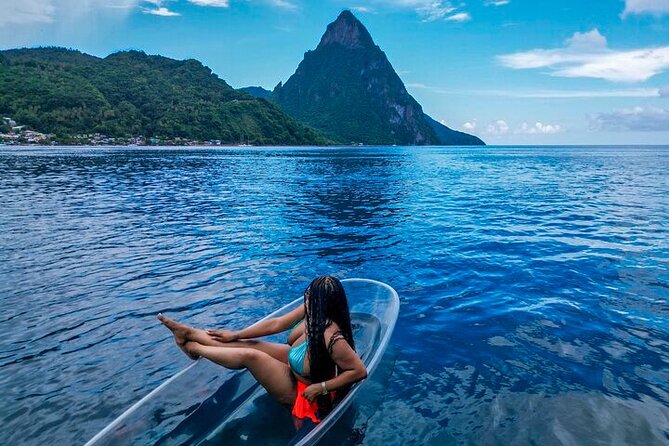 Clear Kayak Drone Photoshoot in St. Lucia - Who will enjoy this most