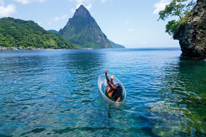 Clear Kayak Drone Photoshoot in St. Lucia - The opening briefing and kayak setup