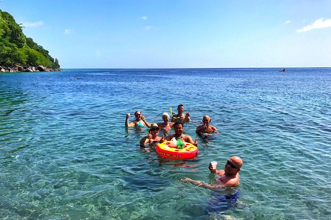 Dash and Splash Snorkel Adventure St Lucia - The Caribbean bay viewpoint