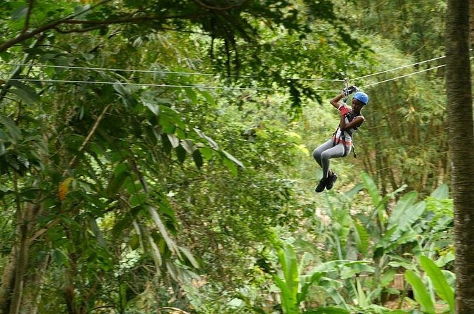 Day of Adventure - Zipline and Hike or Bike - Choosing the hike to Errard Waterfall