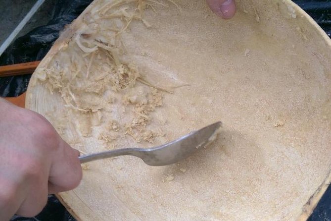 DIY Craft Your Own wooden Bowl : from a calabash fruit! - Adding Designs With a Dremel or Screw