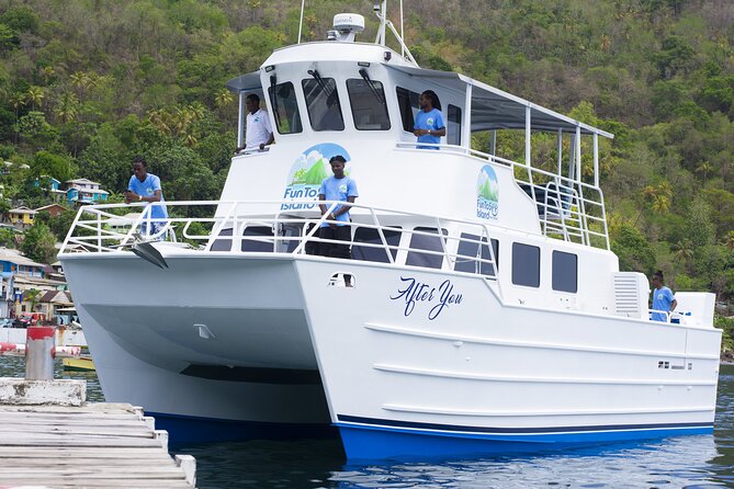 Ferry Transfer from Hewanorra Airport to Saint Lucia Resorts - Cruising Past The Pitons And Sugar Beach
