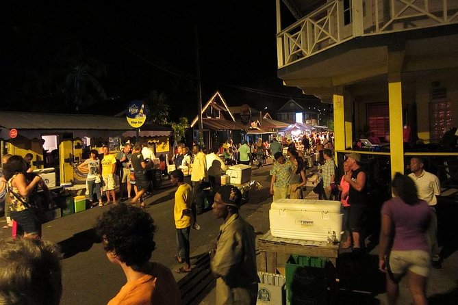 Friday Night Street Party in St. Lucia - Arriving at Gros Islet Street Party