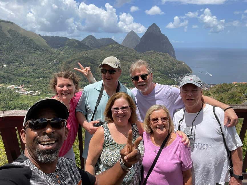 From Castries: St.Lucia Island Guided Tour - Sulphur Springs, the drive-in volcano, and the mud bath