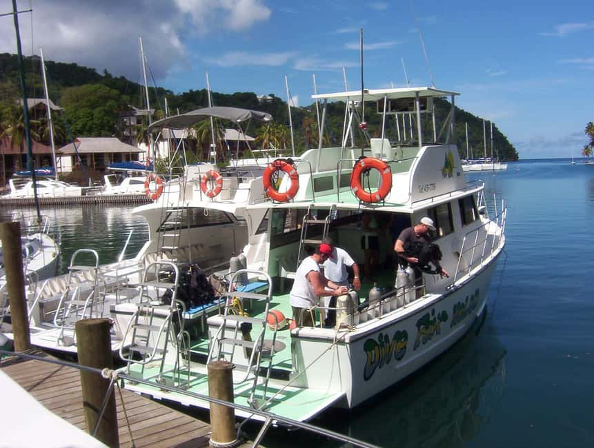From Castries: St. Lucia Scuba Diving Excursion - The real price: $116, plus the items many people need