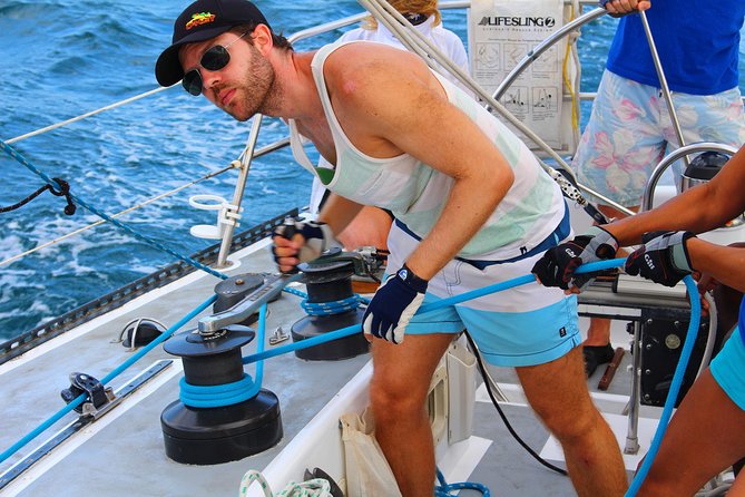 Hands on Sailing Tour in Rodney Bay St Lucia - Learning the main sail, jib, and winch