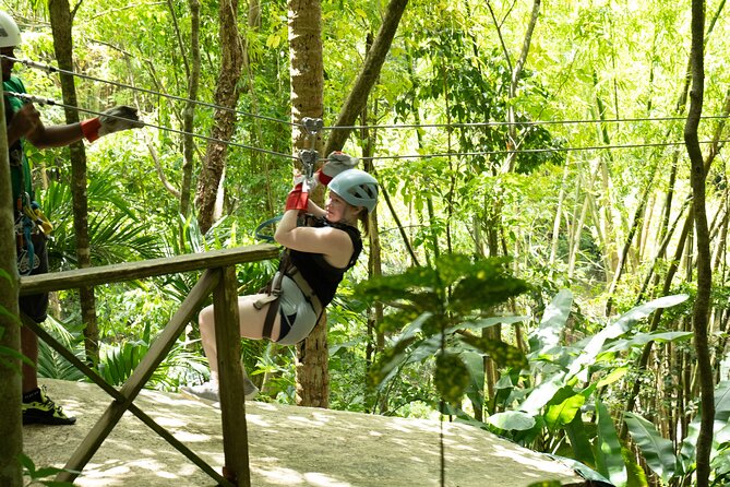 Jeep & Zipline Adventure in St. Lucia - The Jeep safari continues to a clifftop viewpoint