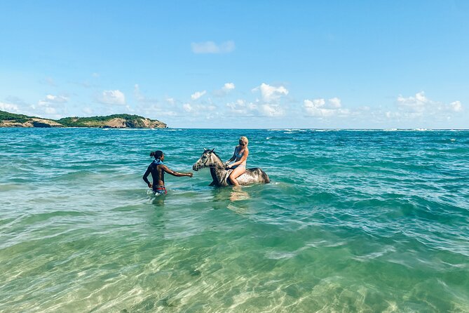 Private Beach Picnic Horseback Ride with Sandy Hoofs St. Lucia - How the Weather Affects the Day