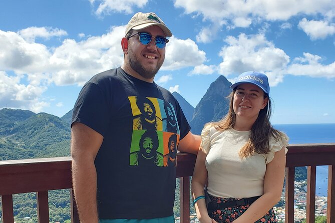 Private Best of St Lucia Mud Bath & Toraille Waterfall Excursion - Marigot Bay and the road through village life