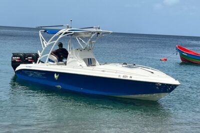 Private Boat Charter St. Lucia, boat tour to Soufriere. Full day