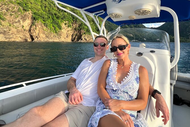 Private Boat Charter St. Lucia, boat tour to Soufriere. Half day. - The crew and the family feel