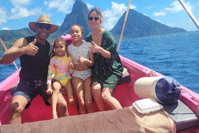 Private Boat Tour:St.Lucia private charter - Sulphur Springs and the optional mud bath