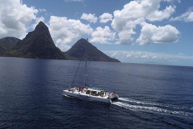 Private Catamaran Sunset Cruise from St Lucia for Up to 15 Guests - Open Bar, Rum Punch, and Complimentary Food