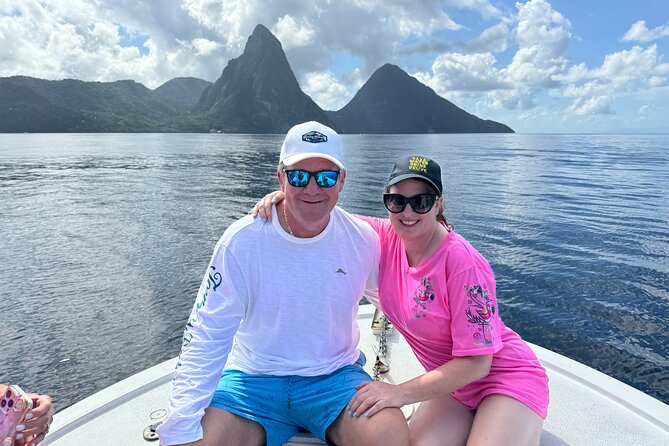 Private Charter Tour in St Lucia - Cruising past Castries and toward the Pitons