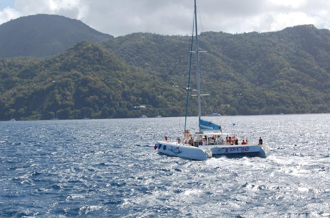 Rodney Bay to Soufriere Catamaran Transfer - Fishing, snorkeling, and time on the water