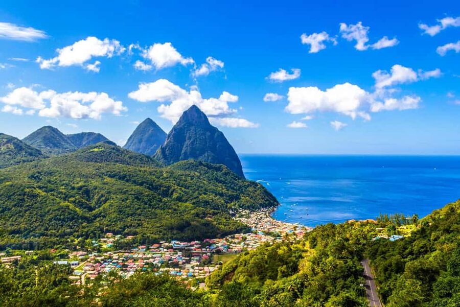 Saint Lucia Island Tour All Inclusive With Lunch - Marigot Bay and the banana-growing countryside