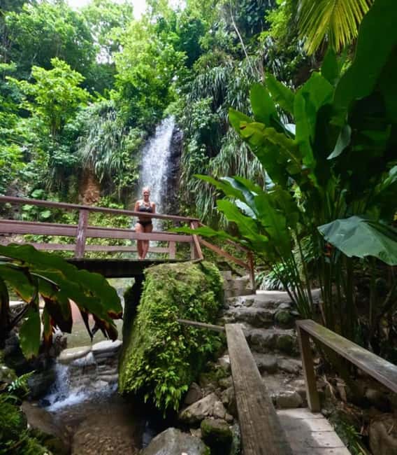 Saint Lucia: Soufriere Adventure |Volcano|Waterfalls & More - Tropical gardens with time to slow down