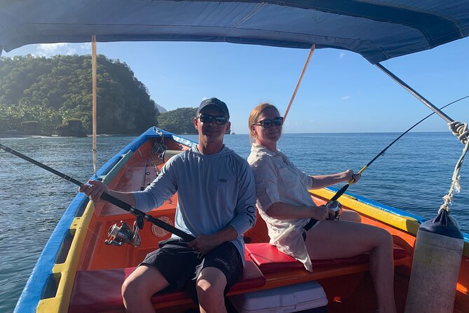 Shashamane experience private boat charter Marigot bay st lucia - The guide makes the difference