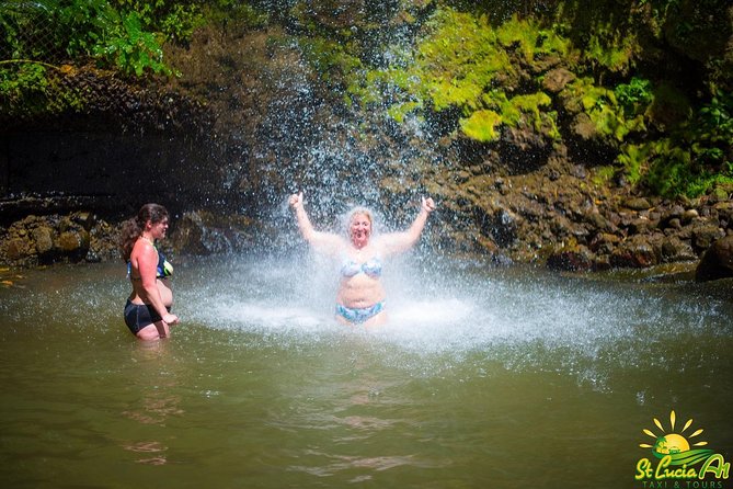 Soufriere Tour - Gems of the West - Toraille Waterfall for a quick swim