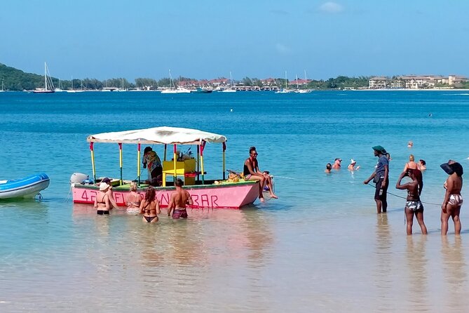 St. Lucia Beach Day with Paradise Beach Comforts & Transportation - Four Hours to Settle Into the Beach