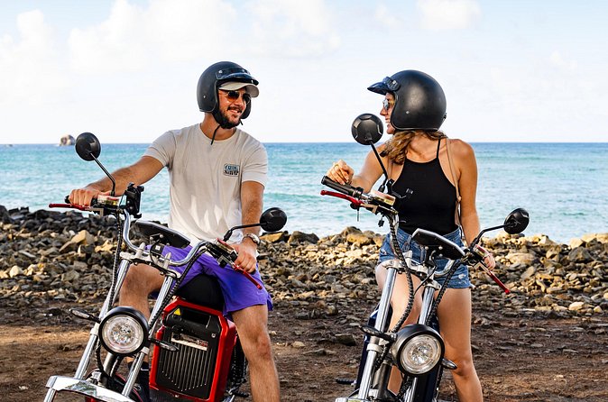 St.Lucia Beaches and Backroads Tour by Electric Big-Wheel Scooter - Cap Estate, the Beverly Hills of St. Lucia