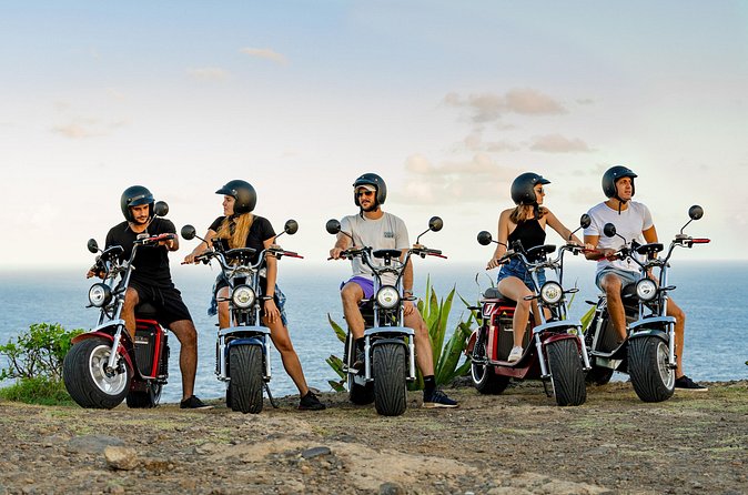 St.Lucia Beaches and Backroads Tour by Electric Big-Wheel Scooter - Rodney Bay Marina and the final ride home