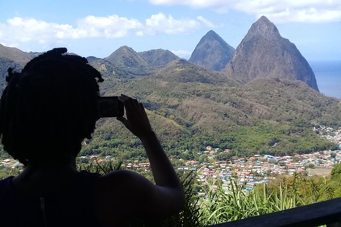 St Lucia Diamond Mineral and Mud Baths Plus Waterfall Adventure - Cooling off at Toraille Waterfall