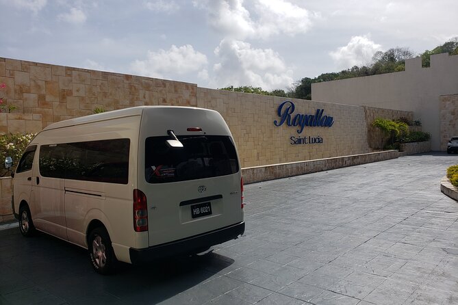 St. Lucia Private Airport Transfer to Royalton Resort and Spa - The 1 hour 30 minute to 2 hour ride north