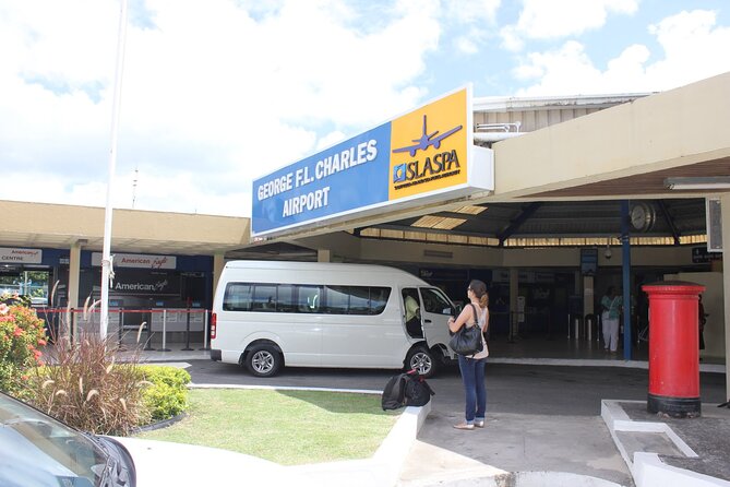 St Lucia Private Round Trip Airport Transfer GFL Charles Airport - The human touch from driver John