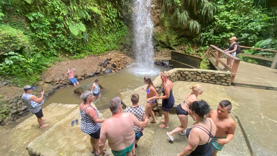 St Lucia Sulphur Springs Drive- in Volcano Tour & Waterfall - Toraille’s waterfall and the best chance for a swim