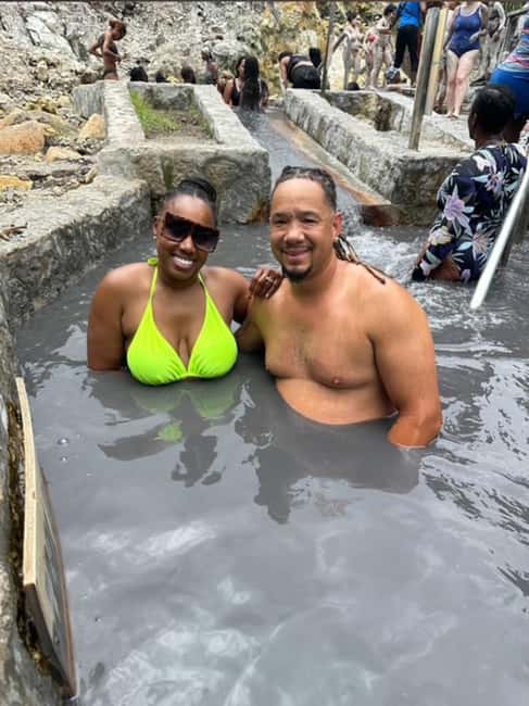 St Lucia Sulphur Springs Drive- in Volcano Tour & Waterfall - The west coast road from Castries to Soufriere
