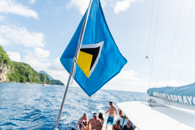 Tet Paul Hike & Soufriere Catamaran Experience - Drinks, snacks, snorkeling gear, and the boat itself