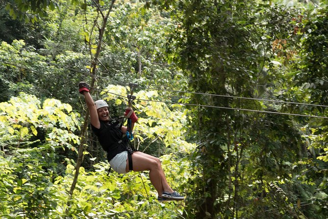 Treetop Canopy Adventure - The refreshments at the end