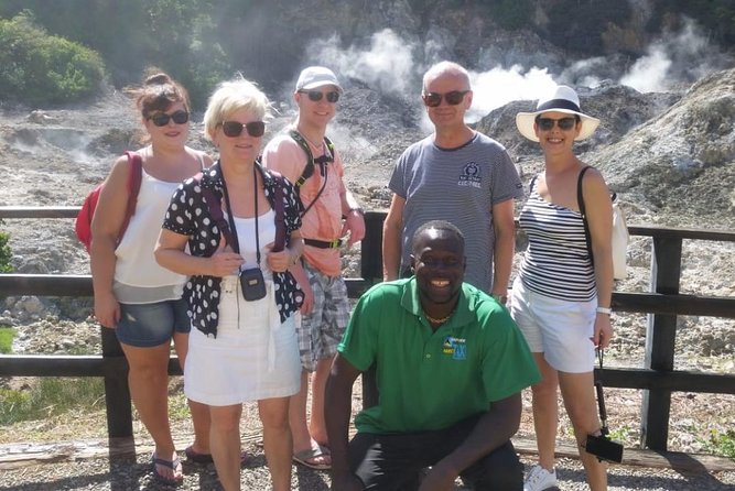 Trip to Soufiere: Volcano, Twin Pitons, Waterfall, Mud Bath & Botanical Garden - Castries viewpoint: a quick island orientation